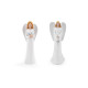 Decorative angel figurine - White (1 Piece)