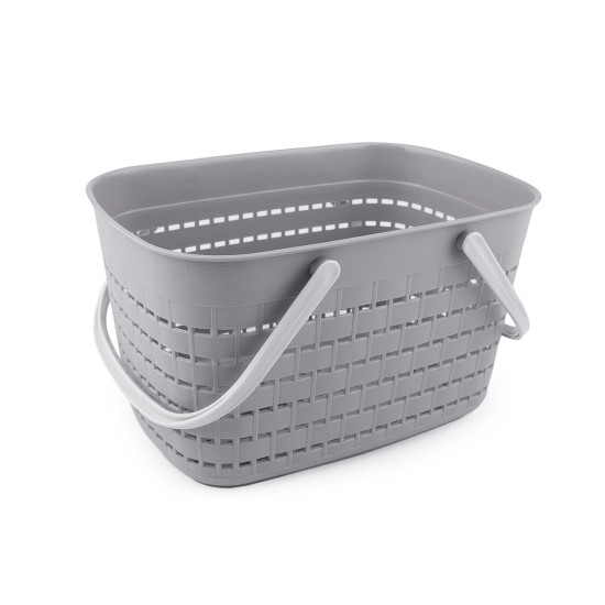 Koszyk plastikowy 18,5x28 cm - Zielony khaki (1 Sztuka) Koszyk plastikowy 18,5x28 cm - Zielony khaki (1 Sztuka)