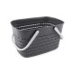 Koszyk plastikowy 18,5x28 cm - Zielony khaki (1 Sztuka) Koszyk plastikowy 18,5x28 cm - Zielony khaki (1 Sztuka)