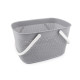 Koszyk plastikowy 18,5x28 cm - Zielony khaki (1 Sztuka) Koszyk plastikowy 18,5x28 cm - Zielony khaki (1 Sztuka)