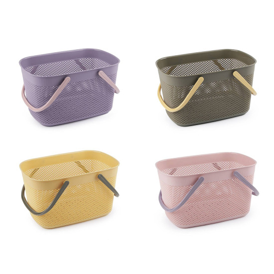 Koszyk plastikowy 18,5x28 cm - Zielony khaki (1 Sztuka) Koszyk plastikowy 18,5x28 cm - Zielony khaki (1 Sztuka)