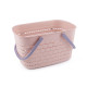 Koszyk plastikowy 18,5x28 cm - Zielony khaki (1 Sztuka) Koszyk plastikowy 18,5x28 cm - Zielony khaki (1 Sztuka)