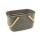 Koszyk plastikowy 18,5x28 cm - Zielony khaki (1 Sztuka) Koszyk plastikowy 18,5x28 cm - Zielony khaki (1 Sztuka)