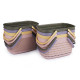 Koszyk plastikowy 18,5x28 cm - Zielony khaki (1 Sztuka) Koszyk plastikowy 18,5x28 cm - Zielony khaki (1 Sztuka)