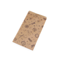 Borsa di carta stoklasa, dimensioni: 15 x 28 cm - Marrone naturale (300 Pezzi)