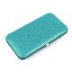 Nécessaire à manucure dans un étui pailleté - Turquoise (6 Pièces) Nécessaire à manucure dans un étui pailleté - Turquoise (6 Pièces)