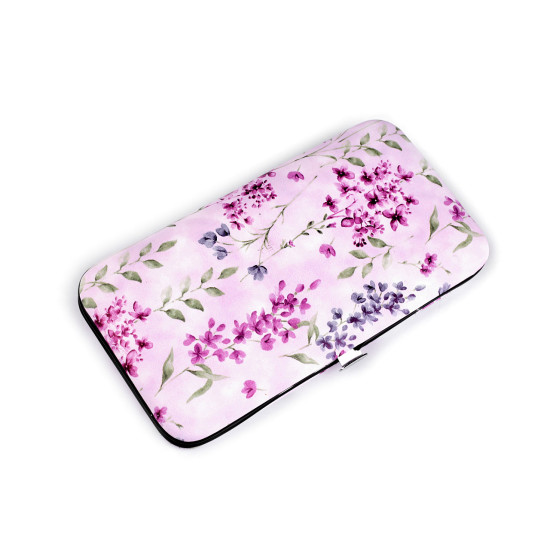 Nécessaire à manucure dans un étui à fleurs - Bleu fonçé (6 Pièces) Nécessaire à manucure dans un étui à fleurs - Bleu fonçé (6 Pièces)