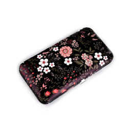 Nécessaire à manucure dans un étui à fleurs - Noir (1 Pièce)