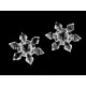 Decorative snowflakes ø29 mm for hanging - Transparent (10 Pieces) Decorative snowflakes ø29 mm for hanging - Transparent (10 Pieces)