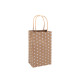 Torebka papierowa z kropeczkami 13x21,5 cm - Naturalny brąz (20 Sztuki) Torebka papierowa z kropeczkami 13x21,5 cm - Naturalny brąz (20 Sztuki)