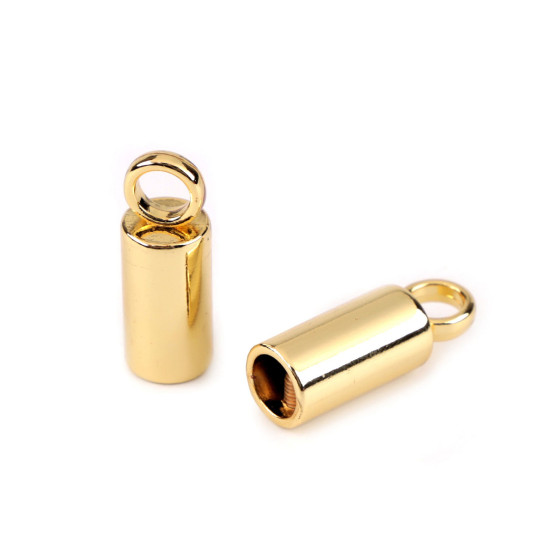 Cord end caps / metal decorative cord end tips, ø7 mm - Nickel (10 Pieces) Cord end caps / metal decorative cord end tips, ø7 mm - Nickel (10 Pieces)