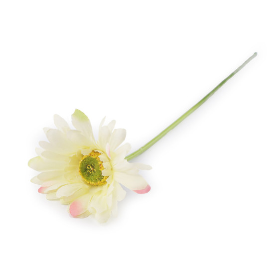 Gerbera sztuczna - Kremowyjasny (3 Sztuki)