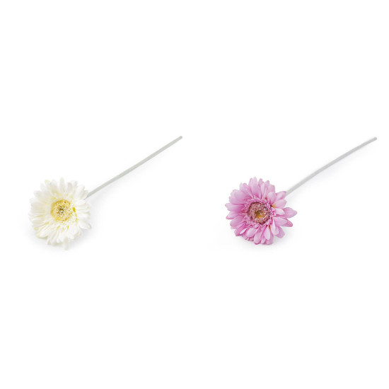 Gerbera sztuczna - Kremowyjasny (3 Sztuki)