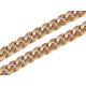 Catenina in plastica per la decorazione di abiti e accessori, larghezza: 17 mm - Oro chiaro (1 Metro) Catenina in plastica per la decorazione di abiti e accessori, larghezza: 17 mm - Oro chiaro (1 Metro)