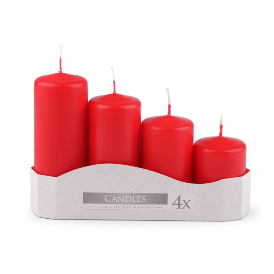 Advent candles descending - Gold (1 Set)