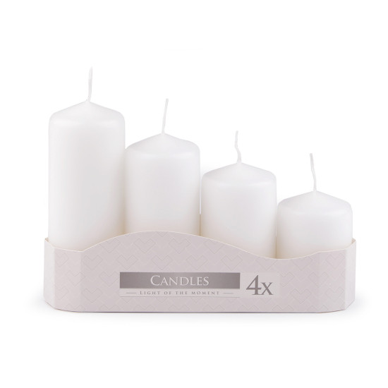 Advent candles descending - Gold (1 Set)
