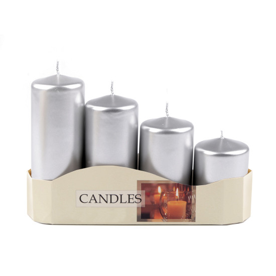 Advent candles descending - Gold (1 Set)