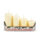 Advent candles descending - Gold (1 Set)