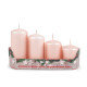 Advent candles descending - Gold (1 Set)