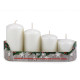 Advent candles descending - Gold (1 Set)