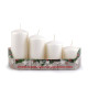 Advent candles descending - Gold (1 Set)