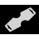 Karta papierowa 55x150 mm do zawieszenia towaru - White (100 Sztuki) Karta papierowa 55x150 mm do zawieszenia towaru - White (100 Sztuki)