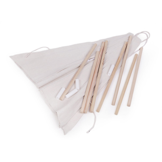Namiot dziecięcy tipi 80x80x95 cm - Różowy średni (3 Sztuki) Namiot dziecięcy tipi 80x80x95 cm - Różowy średni (3 Sztuki)
