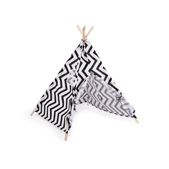 Namiot dziecięcy tipi 80x80x95 cm - Różowy średni (3 Sztuki) Namiot dziecięcy tipi 80x80x95 cm - Różowy średni (3 Sztuki)