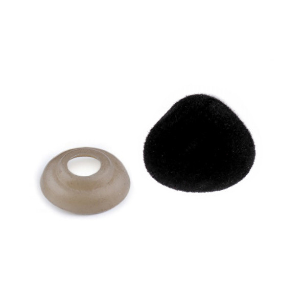 Nos aksamitny do zabawek z zatyczką 20x25 mm - Czerwony (5 Zestawy) Nos aksamitny do zabawek z zatyczką 20x25 mm - Czerwony (5 Zestawy)