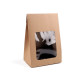 Paper box with see-through window - Natural brown (50 Pieces) Paper box with see-through window - Natural brown (50 Pieces)