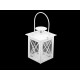 Metal lantern - White (1 Piece) Metal lantern - White (1 Piece)