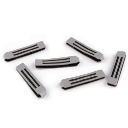 Boucle réfléchissante/tirette pour fermeture éclair - Gris (120 Pièces)