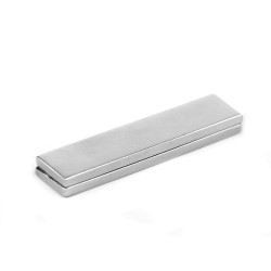 Aimant, 10 x 40 mm - Nickel (10 Pièces)