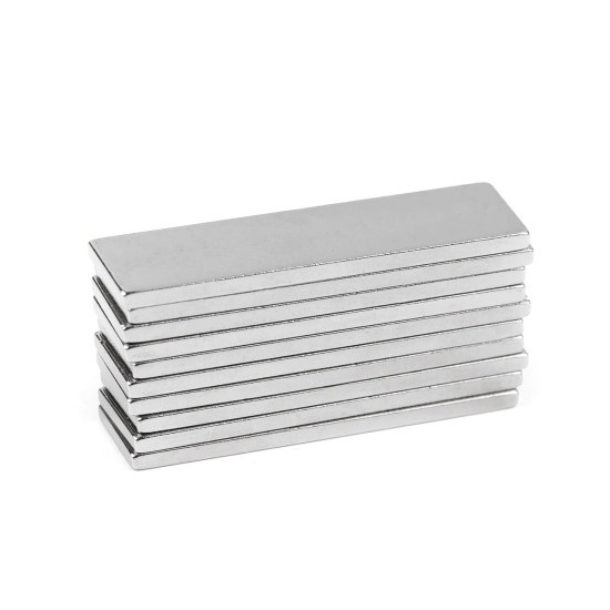 Aimant, 10 x 40 mm - Nickel (10 Pièces) Aimant, 10 x 40 mm - Nickel (10 Pièces)