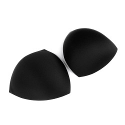 Bra pads for swimsuits / corsets size xxl - Black (1 Pair)