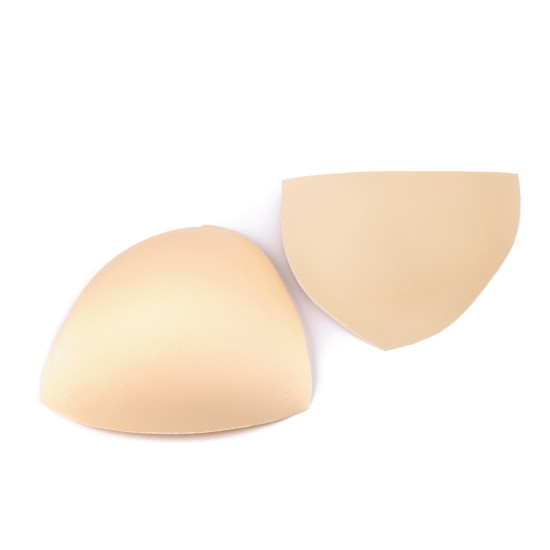 Bra pads for swimsuits / corsets size xxxl - Black (1 Pair)