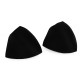 Bra pads for swimsuits / corsets size xxxl - Black (1 Pair)