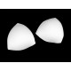 Bra pads for swimsuits / corsets size xxxl - Black (1 Pair)