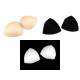 Bra pads for swimsuits / corsets size xxxl - Black (1 Pair)