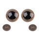 Grandi occhielli, con chiusura di sicurezza, dimensioni: ø 40 mm - Trasparente (10 Set) Grandi occhielli, con chiusura di sicurezza, dimensioni: ø 40 mm - Trasparente (10 Set)