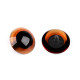 Grandi occhielli, con chiusura di sicurezza, dimensioni: ø 40 mm - Trasparente (10 Set) Grandi occhielli, con chiusura di sicurezza, dimensioni: ø 40 mm - Trasparente (10 Set)