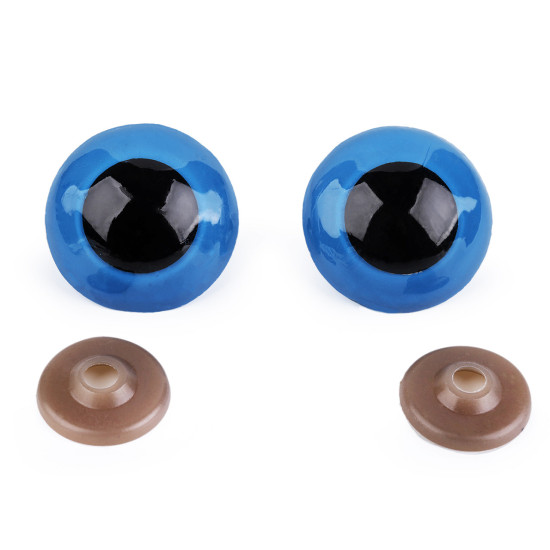 Grandi occhielli, con chiusura di sicurezza, dimensioni: ø 40 mm - Trasparente (10 Set) Grandi occhielli, con chiusura di sicurezza, dimensioni: ø 40 mm - Trasparente (10 Set)