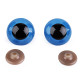 Grandi occhielli, con chiusura di sicurezza, dimensioni: ø 40 mm - Trasparente (10 Set) Grandi occhielli, con chiusura di sicurezza, dimensioni: ø 40 mm - Trasparente (10 Set)