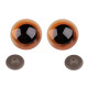 Grandi occhielli, con chiusura di sicurezza, dimensioni: ø 45 mm - Trasparente (10 Set) Grandi occhielli, con chiusura di sicurezza, dimensioni: ø 45 mm - Trasparente (10 Set)