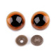Grandi occhielli, con chiusura di sicurezza, dimensioni: ø 45 mm - Trasparente (10 Set) Grandi occhielli, con chiusura di sicurezza, dimensioni: ø 45 mm - Trasparente (10 Set)