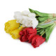 Artificial tulip bouquet - White (3 Bunches) Artificial tulip bouquet - White (3 Bunches)