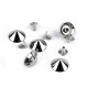 Decorative screw stud / bottom bag protective feet ø15 mm - Nickel (5 Pairs) Decorative screw stud / bottom bag protective feet ø15 mm - Nickel (5 Pairs)