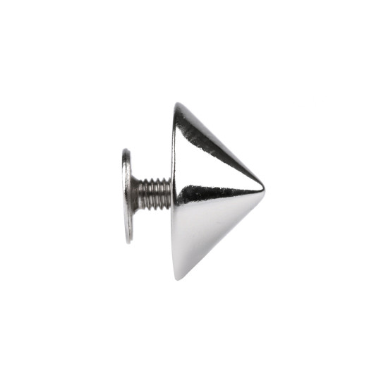 Decorative screw stud / bottom bag protective feet ø15 mm - Nickel (5 Pairs) Decorative screw stud / bottom bag protective feet ø15 mm - Nickel (5 Pairs)