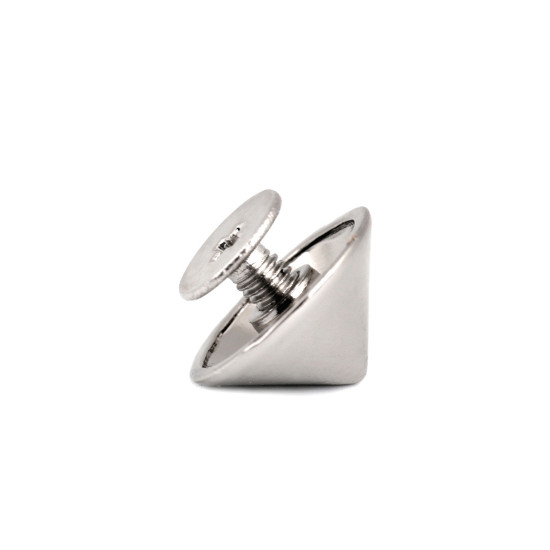 Decorative screw stud / bottom bag protective feet ø13 mm - Nickel (100 Pairs) Decorative screw stud / bottom bag protective feet ø13 mm - Nickel (100 Pairs)