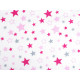 Cotton flannel fabric, stars - Grey (10 Meters)